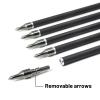 28"/30" Pure Carbon Archery Spine 400/500 with Removable Tip 4" Real Feather Arrows for Recurve and Compound and Traditional Bows Hunting Target Practice (6 Pack) (28 inches,Spine 400) view 4
