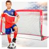 Instant Portable Medium Soccer Goal, 6 Ft x 4 Ft, Faster Fold into Triangle Shape, Easy Carry, Set up Less Than 45 Second, Carry Bag Included view 1