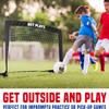 Soccer Gifts Soccer Goals - Kids Pop-up Football Net for Backyard Practice & Training, Portable Set of 2 view 2