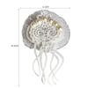 Bodermincer Mermaid Sea Star Hairbands and Hair Accessories - Seashell Headband, Starfish Headband, Jellyfish Hairpin (White Jellyfish Hairpin) view 3