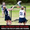 NET PLAYZ Tri Great USA Corp TGU-ODH-445 Portable Easy Fold-Up Lacrosse Goal, 4' x 4', Black (NOH445402024) view 2