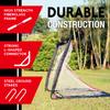 NET PLAYZ Tri Great USA Corp TGU-ODH-445 Portable Easy Fold-Up Lacrosse Goal, 4' x 4', Black (NOH445402024) view 4