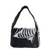 Messenger Shoulder Bag Goth Purse Aesthetic Messenger Bag Canvas Shoulder Tote Bag (Black) view 1