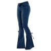 Women's Flare Bell Bottom Jeans Classic High Waist Totally Shaping Tassel Stretch Curvy Fit Jeans Button Fly Jeans Denim view 1