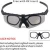 FOCUHUNTER Tactical Glasses, Shooting Safety Glasses, Anti Fog UV400 Protection Sunglasses with 3 Interchangeable Lens view 2