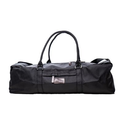Mount Adams Yoga Mat Bag with Strap, 26" x 8" x 8", Fits Mats up to 74" x 26" x 6mm, Yoga Bag for Exercise Mat, Straps, and Blocks, Gym Duffle Bag for Sports, Workout, and Fitness, Black Ripple