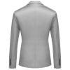 Maiyifu-GJ Men Casual Slim Fit Suit Jacket Lightweight Notched Lapel Business Sport Coat 1 Button Daily Wedding Party Blazer (Grey,Medium) view 2