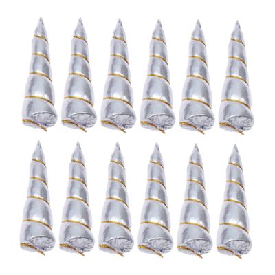 12 pcs Decorative Hair Band Easter Headpiece Party Favors Unicorn Headwear Unicorn Costume Headdress Party Child Bow tie Silver