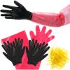 Zhanmai 24 Field Dressing Gloves Set Deer Gutting Mittens Nitrile Hunting Cleaning Glove for Disposable Gut Field Kit Veterinary Accessories view 1