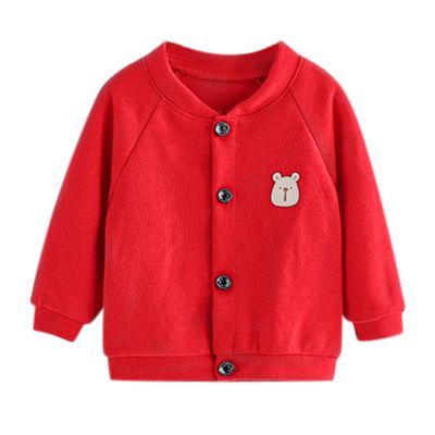 SZZY Toddler Children Kids Baby Boys Girls Cartoon Coat Animals Cute Sweatshirt Pullover Hoodie Boys Coats (Red, 3-4 Years)