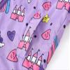 SZZY Hooded Baby Toddler Kids Print Autumn Coat Jacket Boys Windproof Zipper Grils Father And Son Matching Jackets (Purple, 2-3 Years) view 4
