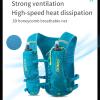 AONIJIE Running Hydration Vest for Men Women, Waterproof and Breathable 5L Hydration Pack Backpack for Trail Running Marathon Race Hiking, Fit 26.7in to 51.1in Chest (Green) view 4