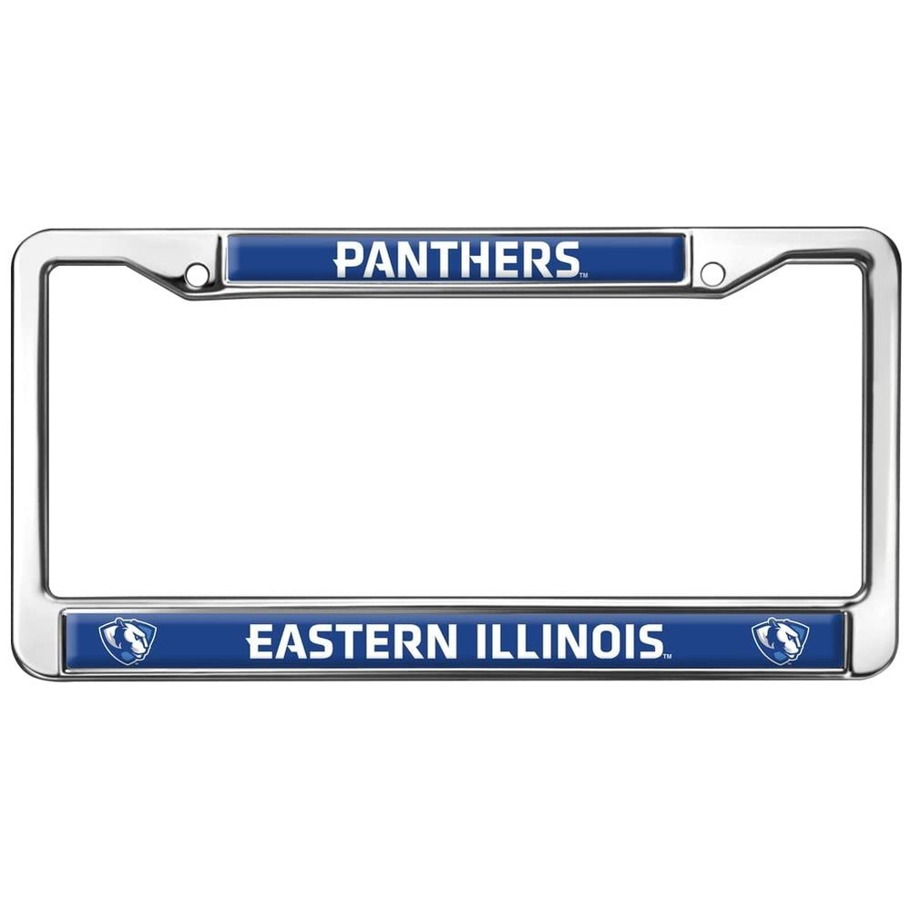 Eastern Illinois Panthers Design Full Size Standard License Plate Metal Frame