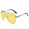 WIRUN Night Vision Glasses Anti-Glare Polarized UV400 Aviator Yellow Safety Night Driving Glasses Eyewear for Men & Women (Golden081) view 1