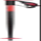 Line Pin Ski Poles Black/Red 95cm (38in)
