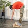 Feiyx Slant Board Solid Wood Folding Brace Board Physiotherapy Fitness Device Stovepipe Standing Body Pedal Calf Stretching Board Easy to Carry,Folding Stretch Plate view 3