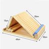 Feiyx Slant Board Solid Wood Folding Brace Board Physiotherapy Fitness Device Stovepipe Standing Body Pedal Calf Stretching Board Easy to Carry,Folding Stretch Plate view 4