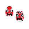 VICASKY 2sets Cultural Decor Mask Paper Peking Theme White Cover for Party Performance 2pcs*2 view 2