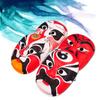 VICASKY 2sets Cultural Decor Mask Paper Peking Theme White Cover for Party Performance 2pcs*2 view 4