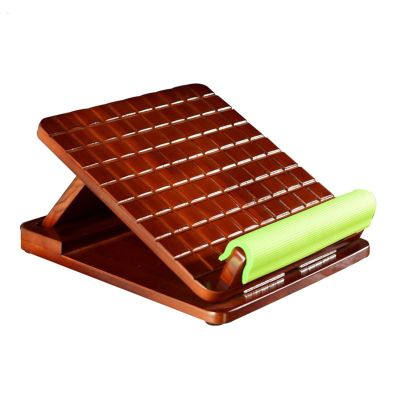 Feiyx Slant Board Tension Board Household Multi-Speed Standing Type Lacing Calf Tensioner Inclined Stool Fitness Pedal Tensioner Easy to Carry,Foldable Brace Board Oblique Pedal