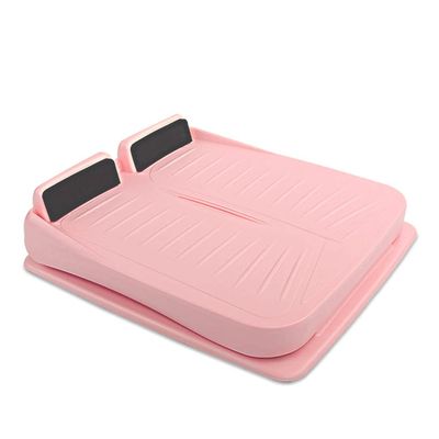 Feiyx Slant Board Tension Board Oblique Pedal Step Foot Pedal Compression Tendon Stovepipe Stretcher Skinny Leg Standing Aid Easy to Carry,for Heel, Hamstring, Achilles, Leg Calves (Color : Pink)