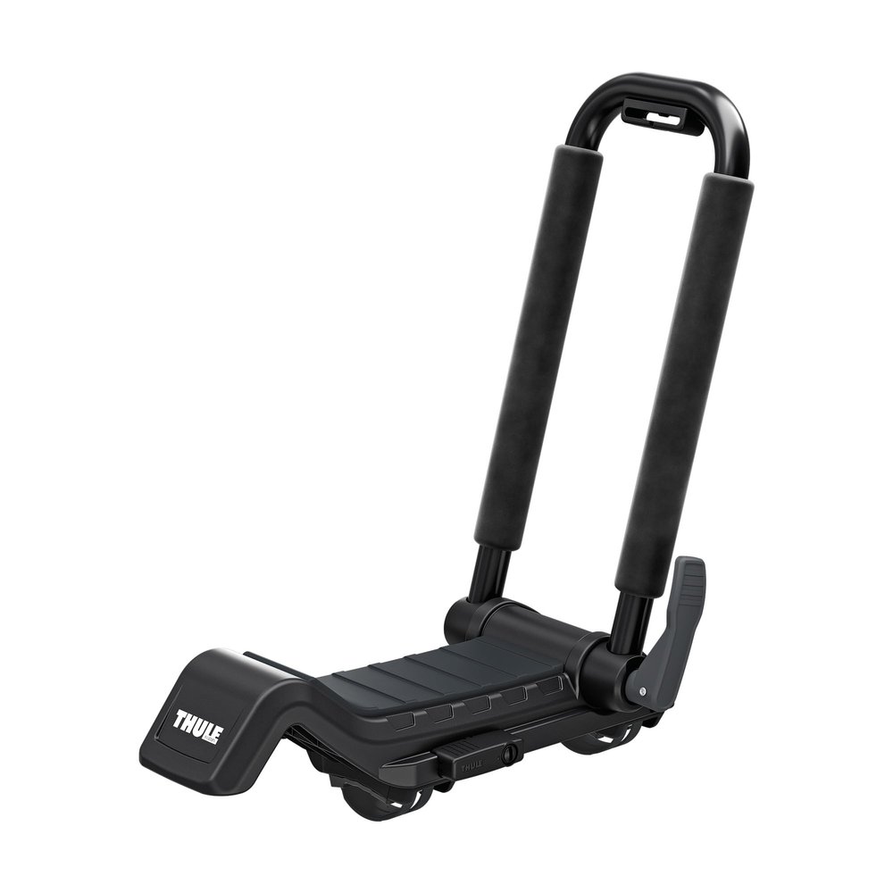 Thule Hull-a-Port XTR, Carry Up To 2 Kayaks, Folds Flat, Locks To Roof Rack