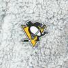 NORTHWEST NHL Pittsburgh Penguins Sherpa Bath Robe, 26" x 47", Gray view 4