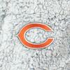 Northwest NFL Chicago Bears Sherpa Bath Robe, 26" x 47", Gray view 4