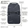 Breakwater Supply Fogland Waterproof IP68 Submersible Backpack | Laptop Sleeve & Airtight Zippers for Outdoors, Travel, Boating, Kayaking, Surfing, Floating Dry Bag, Unisex, TPU (Stealth Black, 25L) view 4