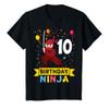 10 Year Old Ninja Birthday T-Shirt view 1