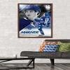 Trends International NHL Toronto Maple Leafs - Mitch Marner 22 Wall Poster, 22.375" x 34", Mahogany Framed Version view 2