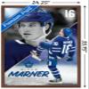 Trends International NHL Toronto Maple Leafs - Mitch Marner 22 Wall Poster, 22.375" x 34", Mahogany Framed Version view 3