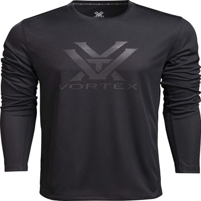 Vortex Optics Core Logo Performance Grid Shirts (Black, Small)