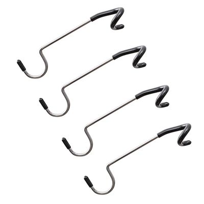 INOOMP 4pcs Camping Hooks Versatile Tent Lamp Hangers Easy Install Light Pole Hooks for Outdoor Activities Sleeve Non- Design for Travelling and Gatherings