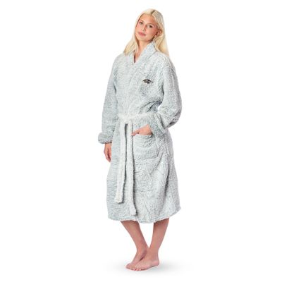 Northwest NFL Baltimore Ravens Sherpa Bath Robe, 26" x 47", Gray