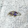 Northwest NFL Baltimore Ravens Sherpa Bath Robe, 26" x 47", Gray view 4