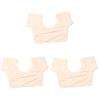 3pcs Women's Vest Breathable Underarm Sweat Pads for Quick Absorption Comfortable Elastic Vest for Summer Activities Like Yoga and Running view 1