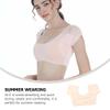 3pcs Women's Vest Breathable Underarm Sweat Pads for Quick Absorption Comfortable Elastic Vest for Summer Activities Like Yoga and Running view 2
