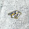 Northwest NHL Nashville Predators Sherpa Bath Robe, 26" x 47", Gray view 4