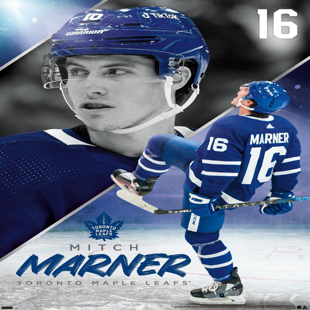 Trends International NHL Toronto Maple Leafs - Mitch Marner 22 Wall Poster, 14.725" x 22.375", Premium Unframed Version