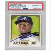 Ronald Acuna Jr 2018 Topps Gallery Autograph Rookie Card #140 PSA/DNA 10 view 1