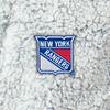 Northwest NHL New York Rangers Sherpa Bath Robe, 26" x 47", Gray view 4