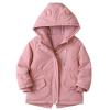 SZZY Kids Girls Winter Thicken Coat Rabbit Ears Hooded Jacket Toddler Windproof Zipper Thick Warm Coats for Kids (Pink, 9-10 Years) view 1