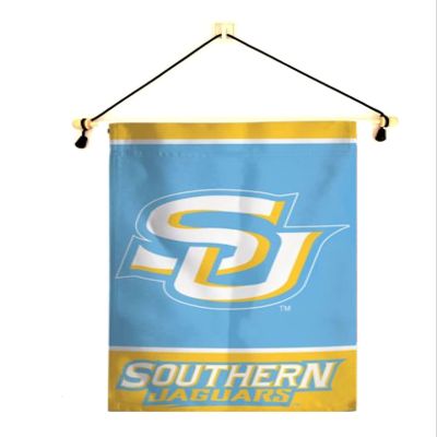 Southern University Garden Flag With Banner Pole, 12.5 x 18 inch Flag with 15 inch Banner Pole and Cord, Licensed by Wincraft