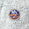 Northwest NHL New York Islanders Sherpa Bath Robe, 26" x 47", Gray view 4