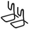 Universal Semi Auto or Revolver Hand Gun Pistol Stands Powder Coated Steel 2 Pack view 1