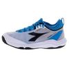 Diadora Men's Speed Blushield Fly 3 + All Ground Tennis Shoe (White/Black/Blue Jewel, 9) view 1