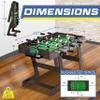 SereneLife Folding Foosball Table, 4 x 2 Full Competition Size Foldable Space Saving Table Soccer for Home, Arcade Game Room, for Indoor or Outdoor, Family Game Night, Perfect for Kids and Adults view 2