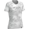 FXR Womens White-Grey Ink Attack UPF T-Shirt Tee Short Sleeve Vented Lightweight - Large view 1