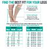 Zeta Wear Plus Size Support Leg Sleeve - Short Length Wide Calf Compression, Great for Travel & Flights, Women Love Its Amazing Fit, Cotton-Rich Comfort & Soothing Relief, 1 Pair, Size Large, Black view 2